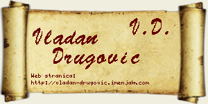 Vladan Drugović vizit kartica